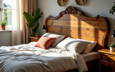 Comment fabriquer une tête de lit élégante avec des matériaux récupérés
