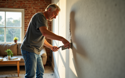 Comment réparer un mur fissuré sans refaire toute la peinture