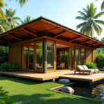 Concevoir une maison bioclimatique adaptée aux climats tropicaux