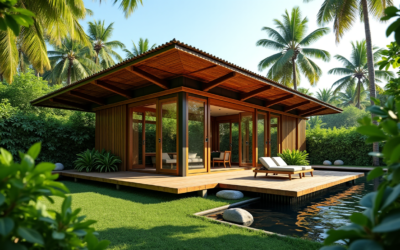 Concevoir une maison bioclimatique adaptée aux climats tropicaux