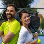 Construction terrain de tennis